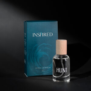 Luxury Inspired Hunt Men perfume, bold aroma inspired by Azzaro The Most Wanted, elegant packaging.