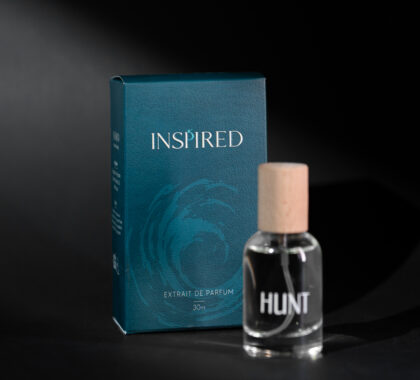 Inspired Hunt Men fragrance bottle, sleek design, similar to Azzaro The Most Wanted, masculine scent.