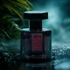 Luxury Inspired Rise perfume, powerful aroma inspired by Creed Aventus, elegant packaging for men.