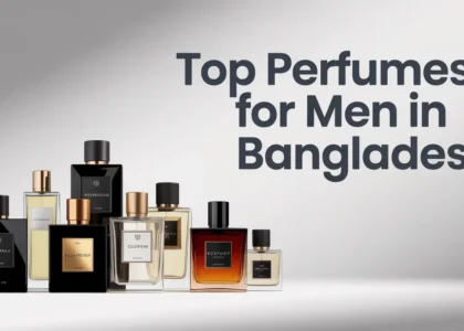 Elegant display of premium men’s perfume bottles with sleek packaging and modern masculine style.