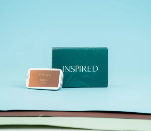 Portable solid perfume styled for men, echoing Stronger With You vibes.